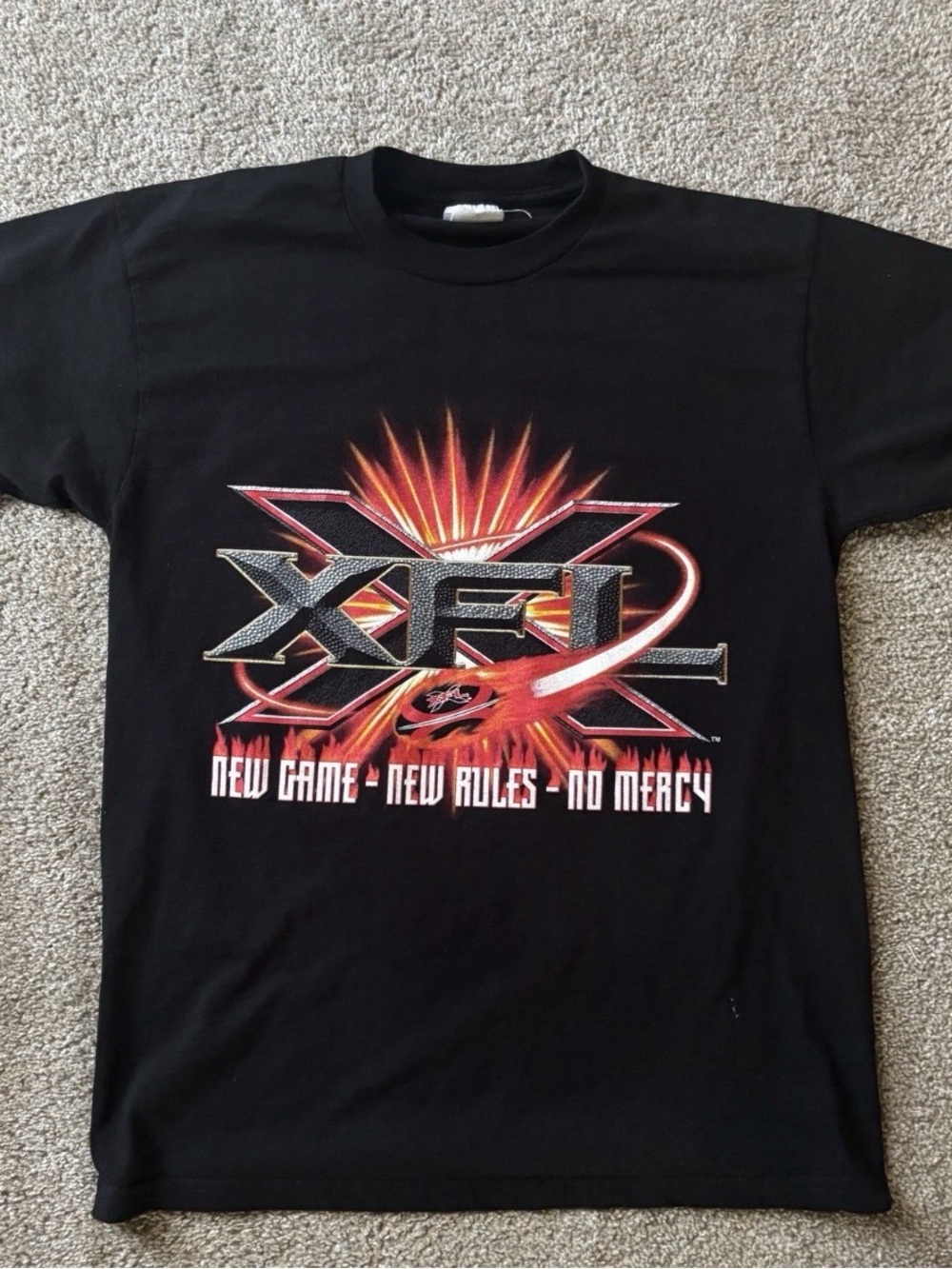 XFL Inaugural 2001 Season Football Size Medium
